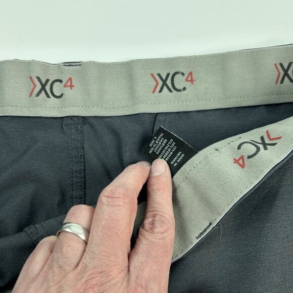 Johnston & Murphy XC4 Pants Men 38x30  Grey Comfort Performance Golf - Picture 9 of 14